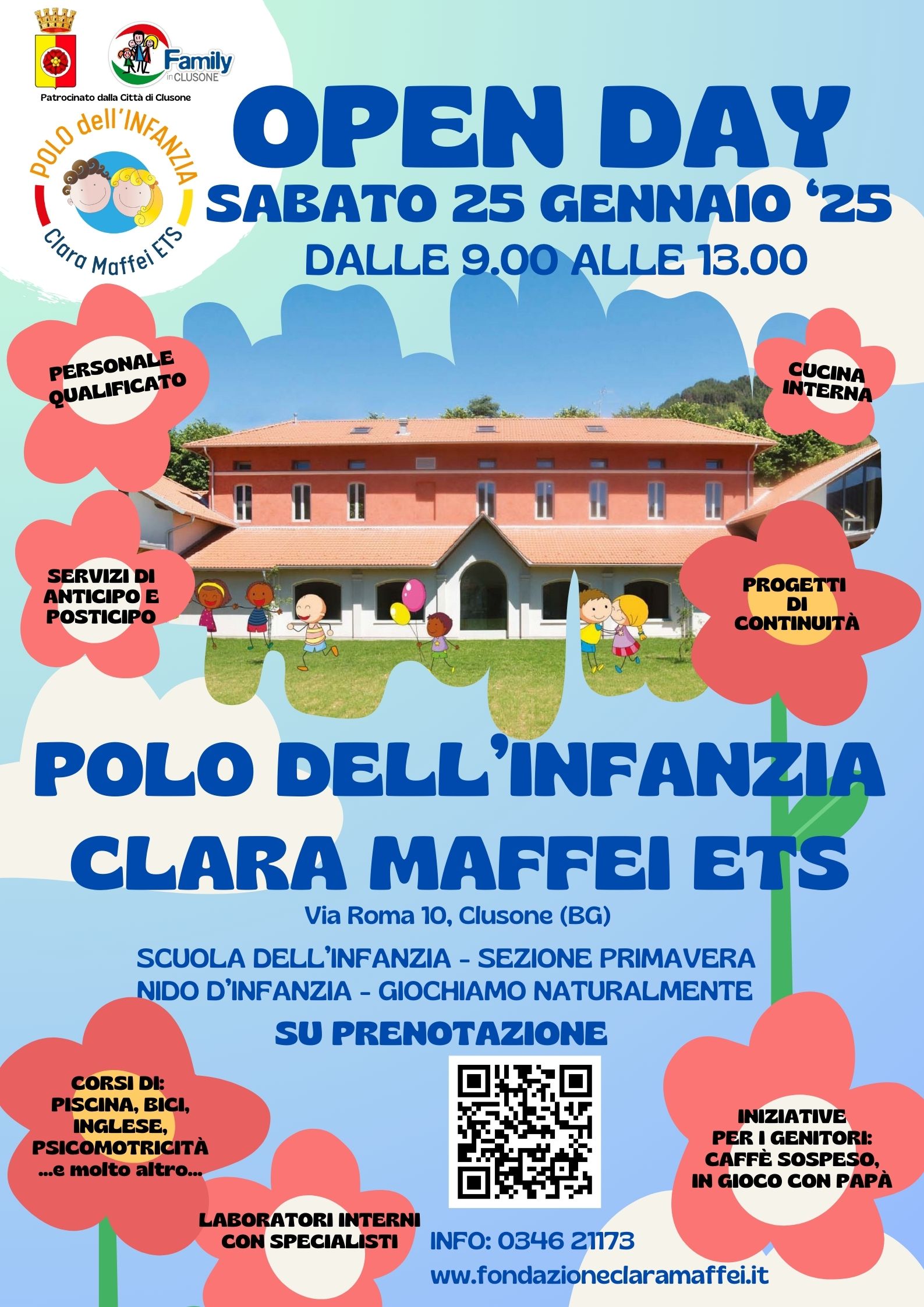 Open Day Polo dell'Infanzia Clara Maffei