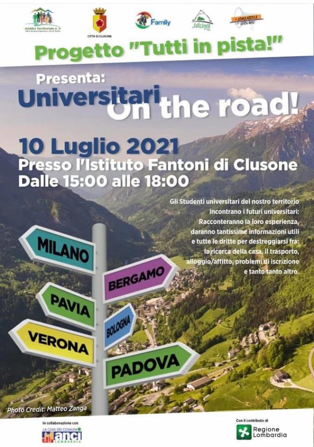 Progetto ''Tutti in pista'': Universitari on the road