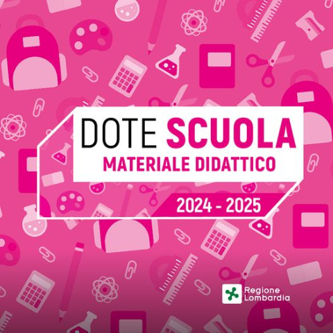 Dote Scuola 2024/2025 - Componente Materiale Didattico